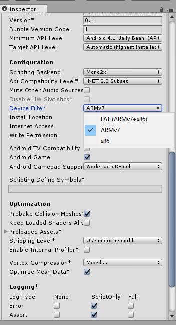 Unity - Manual: Build Settings